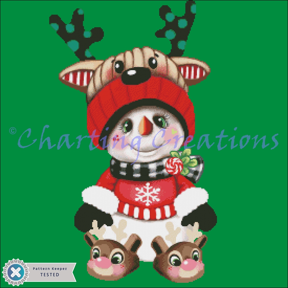 (image for) Mini Reindeer Cutie Snowman